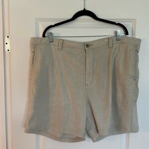 Men’s Tommy Bahama Beige Linen Shorts